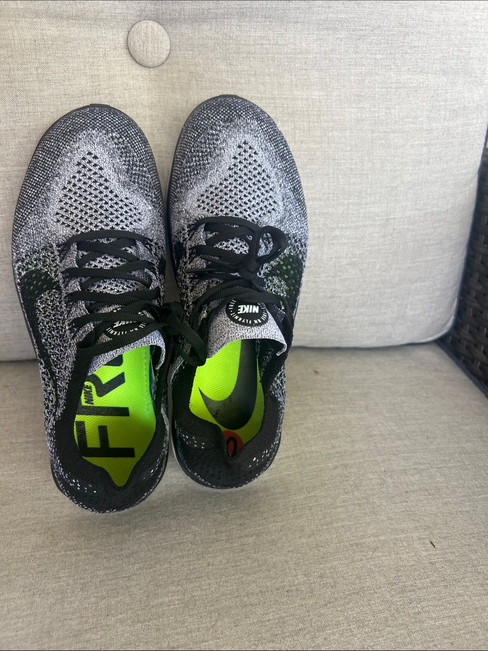Nike Flyknit Running Shoes - Black new, never worn